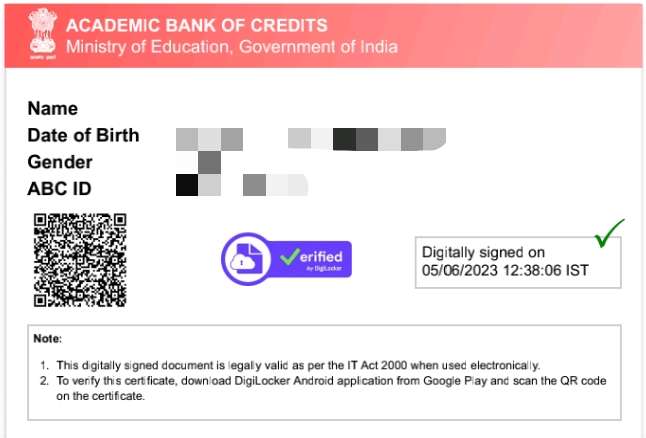 How To Get ABC(Acedemic Bank Credit) Number: Step-By-Step