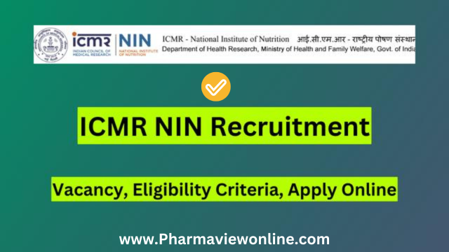 ICMR RECRUITMENT 2024