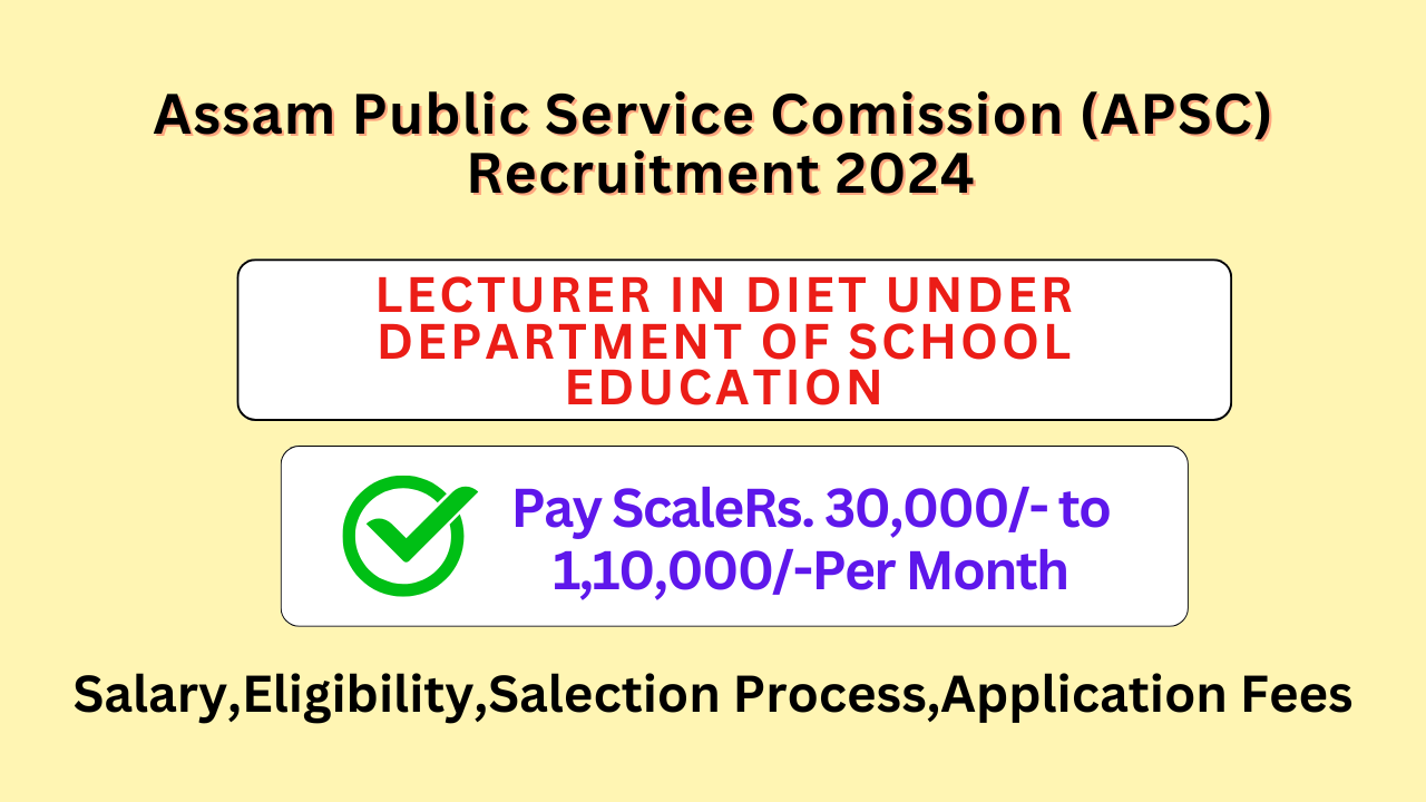 Assam Teacher Recruitment 2024