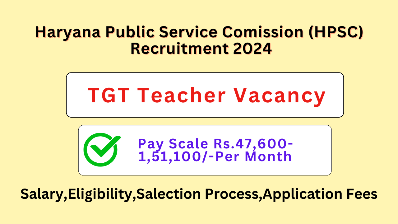 HPSC Teacher Vacancy 2024