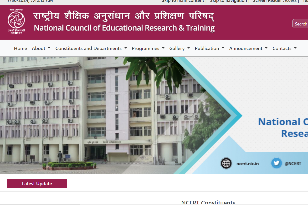 NCERT Assistant Professor & Assoiate Professor Recruitment 2024