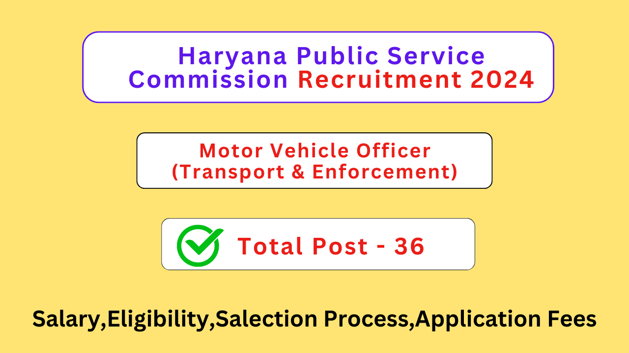 HPSC MVO RECRUITMENT 2024:Notification Apply Now